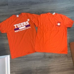 2 Clemson Tiger T shirts